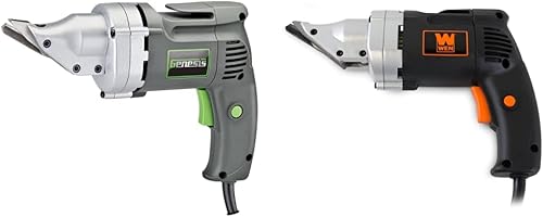 Miniatura 5 de Cizalla de metal Genesis GES40 velocidad variable de cabezal giratorio con cable amplificador 40