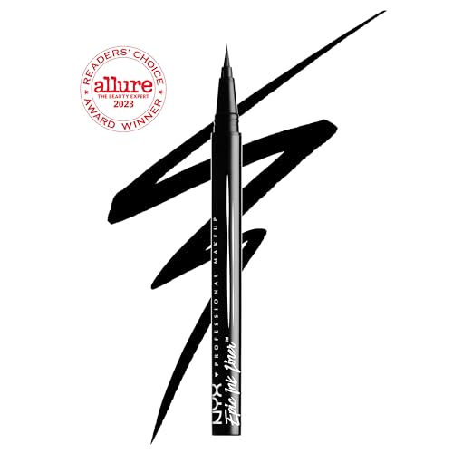 NeilMed Piercing Aftercare Fine Mist 6.3 Fluid Ounces and NYX Epic Ink Eyeliner Black Vegan Waterproof Liquid Pen