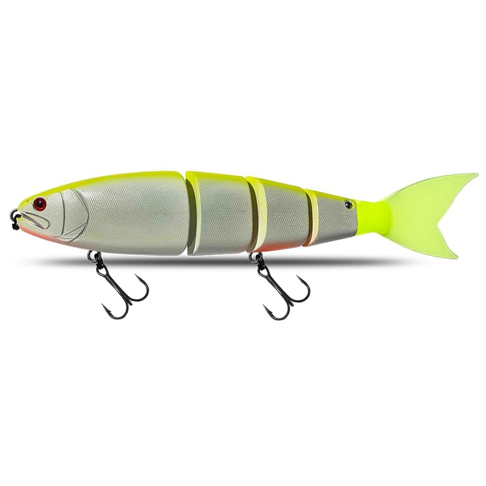 Swimbait Leurre articulé flottant géant appât 245 Leurre flottant pour gros appâts Bass Catfish Leurre dur 245 Leurre