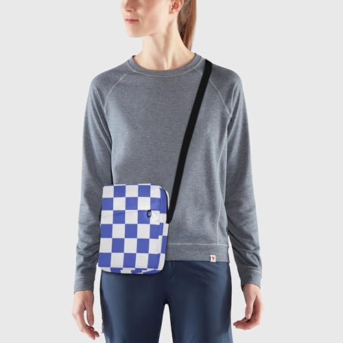 MCHIVER Small Messenger Bag Blue White Checkerboard Plaid Crossbody Bag for Men Women Sling Shoulder Bags for Business Work2