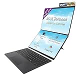 ASUS Zenbook Duo (2026),Smartchoice,Intel Core Ultra 7 (Series 3),32GB RAM,1TB SSD,3K OLED,Touchscreen,14"(35.5 cm),Win 11,M365 Basic(1Y),Office 24,Moher Gray,1.65 Kg, UX8407AA-SN183WS,Copilot+ PC