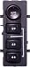 APDTY 012183 4WD 4-Wheel Drive Switch With Auto 4WD Button Fits Select Cadillac Escalade/Chevrolet Avalanche, Silverado, Suburban, Tahoe/GMC Sierra, Yukon (Replaces 19259313, 15136039)