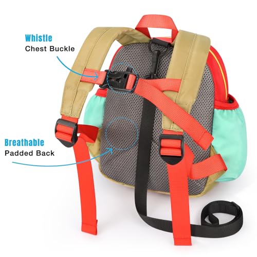 Image of STEAMEDBUN Backpack Leash for Toddlers 1-3: Baby Backpack with Leash for Boys Girls - Anti-Lost Harness for Walking