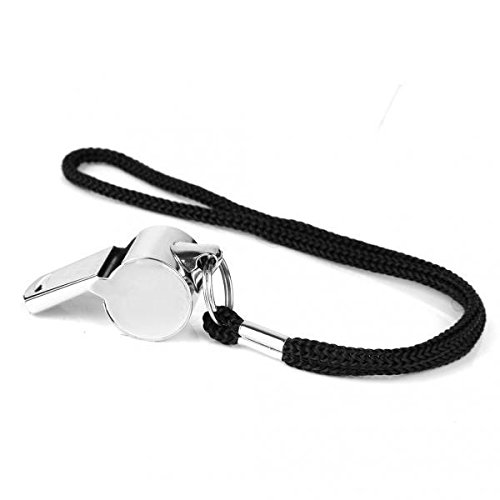 THE STYLE SUTRA New Metal Referee Whistle and Lanyard Football Soccer | Sporting Goods | Team Sports | Soccer | Other Soccer-image-28