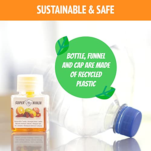 image for Super Ninja Fruit Fly Traps for Indoors - 4 Traps - Highly Effective E