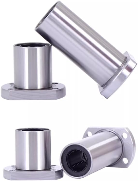 High Strength Double Cut Edge Flange Long Linear Motion Bearings LMH 16 20 25 30 35 40 50 UU LUU High Hardness Wear Resistance(LMH16LUU 16x28x70)