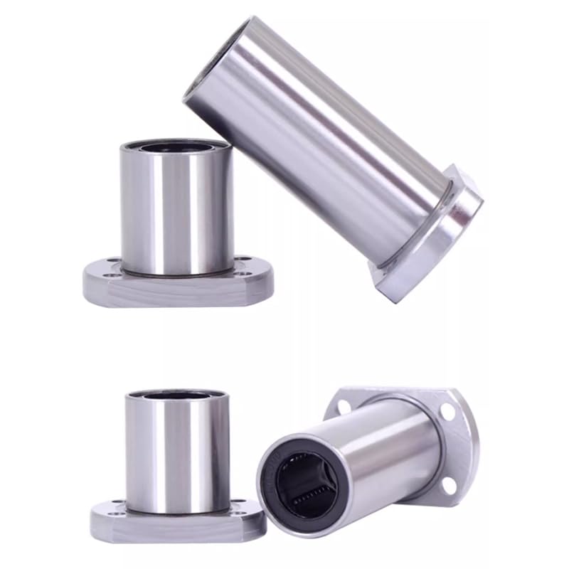 High Strength Double Cut Edge Flange Long Linear Motion Bearings LMH 16 20 25 30 35 40 50 UU LUU High Hardness Wear Resistance(LMH16LUU 16x28x70)