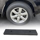 Kerb Ramp for Smooth Transition Over Curbs 30mm Height with Anti-Slip for Cars Bikes and Mobility Devices (Black)