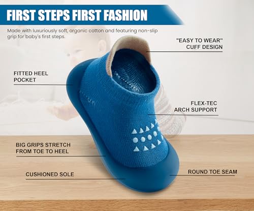 Baby Sock Shoes Boys Girls First Walking Shoes Non-Slip Slippers Soft Sole Sneakers Toddler Infant Babygirl4