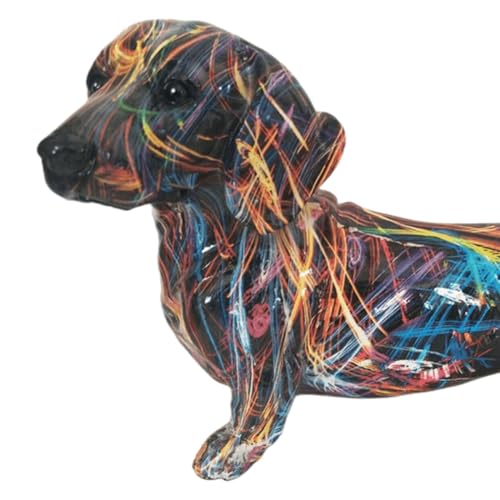 Statues de chiens durables et figurines de bureau haute finition - 3