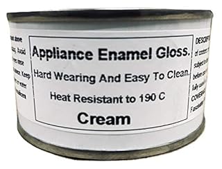 Fascinating Finishes Ltd 1 x 150ml Cream Gloss Fridge, Cooker And Appliance Enamel Paint. Heat Resistant