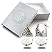 Linda Schnoll Hematite and Ball Hinged Pierced Earrings - Swarovski Crystal Faceted