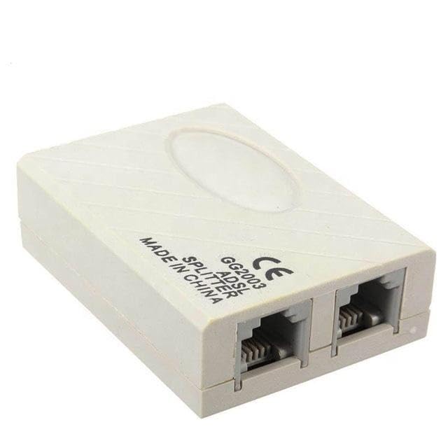 FORIDA RJ11 ADSL Splitter 1 to 2 Female Adapter, 6P2C Telephone Line Filter, ADSL/VDSL Broadband Splitter for Landline Phone & Modem, Internet Noise Filter Dual Jack Connector-image-26