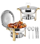 Chafing Dish Buffet Set 8QT High Grade Chafing Dishes for Buffet Chafers and Buffet Warmers Sets ...