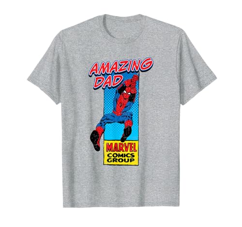 Marvel Corner Box Father'S Day Amazing Spider-Man Dad Camiseta