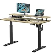 Amazon | Fenge 昇降デスク電動スタンディングデスク 勉強机 幅120cm