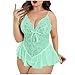 Plus Size Lingerie Sets For Curvy Women Sexy Lace Embroidered Cami Dresses 2026 Fashion Valentine Outfit For Boyfriend