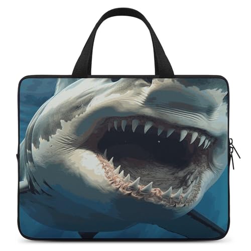 Sac pour ordinateur portable ultra fin avec motif requin original