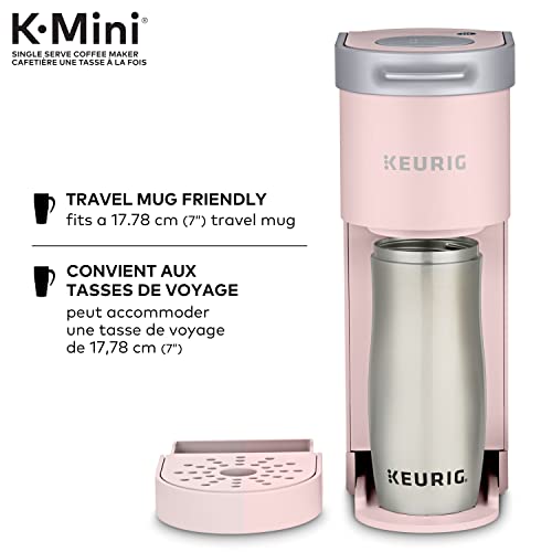 Image of Keurig K-Mini K-Mini Coffee Pod Coffee Maker - Ultra Sleek Design, Dusty Rose