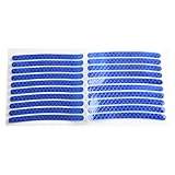 【Calcomanías reflectantes para ruedas】Estas pegatinas reflectantes de alta visibilidad destacan en la carretera por la noche o en entornos oscuros, reflejan con precisión la luz al conductor y atraen la atención, aumentando así la seguridad de conducción.