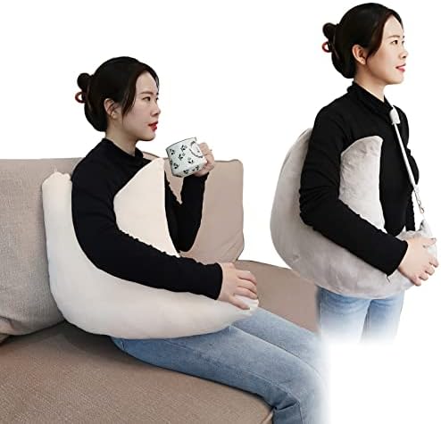 zimucxn Shoulder Surgery Pillow, Ergonomic Rotator Cuff Pillow, Comfortable Post Shoulder Surgery Pillow, Adjustable Structure Provide Support, Shoulder Pain Relief, Firm and Removable (Orange)