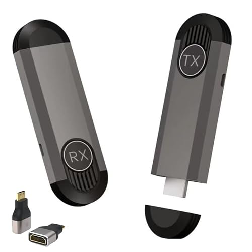 HDMI ���� ���C�����X hdmi ����M�@�Z�b�g ������ �}�������Ŏg���� 1080P�t��HD/5Ghz/30M����]������ �y���{�Z�K�F�؎擾�z�ݒ�s�v/WiFi�s�v ���擯�� ����x�� ���[�ɕ֗� �e���r/PC/Mac/Window/�J�����Ή��g��