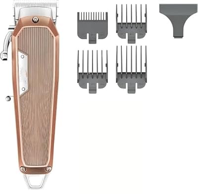 RASRGTRQ Adjustable Hair Clipper for Men Suitable for Home and Salon Use(Red)