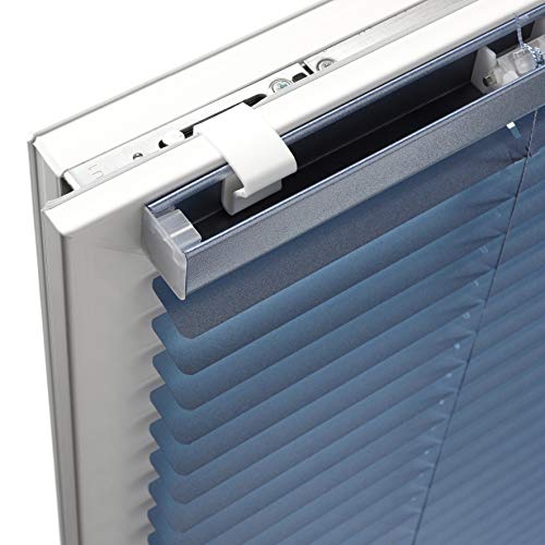 Persiana de aluminio Deco Company plateado-azul para renovar tu estudio de 140 x 175 cm 4