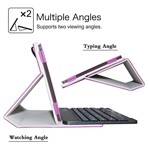 Olycism funda de piel para teclado de tableta AC: estuche protector elegante 5
