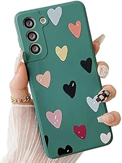 ZTOFERA Soft Case Compatible with Samsung Galaxy S22 Plus 5G Heart Phone Case, Cute Love Heart Pattern Design Girls Women Shockproof Protective Bumper Slim Cover for Samsung S22+ 5G (2022), Pink