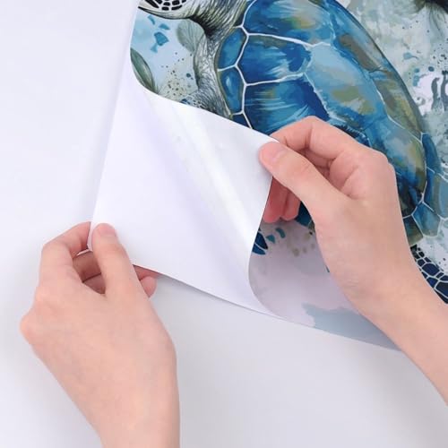Stickers tortue étanches anti-décollement pour bouteille d'eau et déco - 4