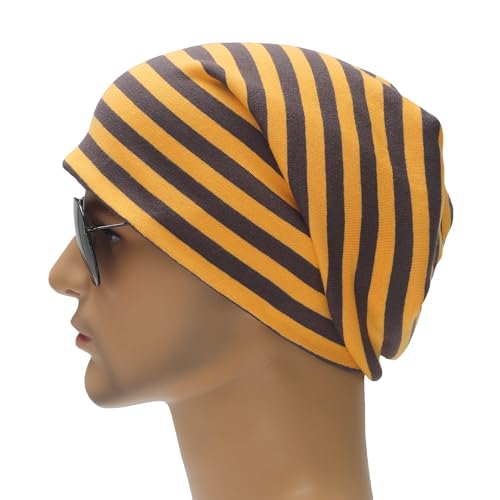 Image of ZLYC Cotton Thin Slouchy Beanie Hat for Men Women Fashion Soft Stretch Knit Skull Cap