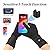 FEETMOR Heated Glove Liners for Men Women - Rechargeable Battery-Powered Electric Heating, Thin Flexible Touchscreen Gloves (FH04, Medium)
