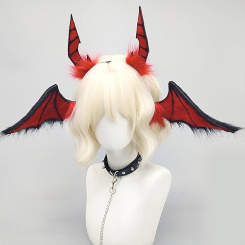 Serre-tête diable en fourrure douce de qualité supérieure