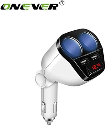 TiooDre Encendedor del Coche Adaptador del Divisor del z�calo 12V / 24V con los Puertos duales USB para iPhone iPad, Samsung, GPS, dashcam, Detector de Radar y M??s TiooDre Encendedor del Coche Adaptador del Divisor del z�calo 12V / 24V con los Puertos duales USB para iPhone iPad, Samsung, GPS, dashcam, Detector de Radar y M??s