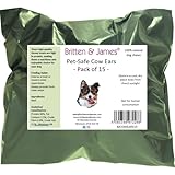 15 Pet Safe Cow Ears for Dogs -...