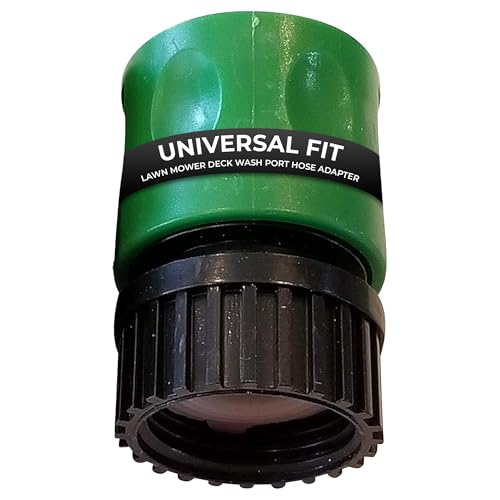Quick Connect Lawn Mower Deck Wash Port Adapter - Riding Lawn Mower Water Hose Nozzle Attachment Compatible with Part Numbers: 532416405, 921 04041, 416405, GX22425 & More (Pack of 1, Green)