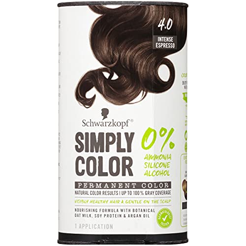 Schwarzkopf Simply Color Permanent Hair Color, 4.0 Intense Espresso #TOP7