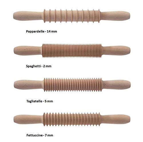 Tredoni Nudelschneider Aus Holz - Tagliatelle Hersteller 5mm