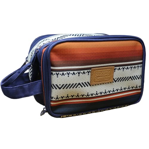 HOOEY Men's Dopp Kit Toiletry Bag Shaving Kit (Serape)