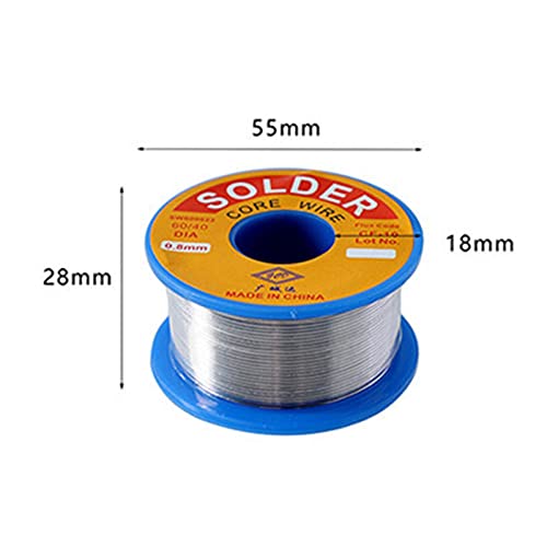Qiguch66 100G 0.8/1.0/1.2Mm Solder Wire Low Melting Point Fast Welding Speed Bright Solder Joints Professional Soldering Tin Wire thumb #5