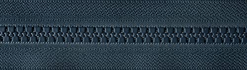 YKK Two Way Slider Zip, Blue, 76 cm Length - Image 2