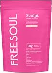 Free Soul Sculpt Protein Powder | 20g Protein | Hybrid Whey Protein | with Maca, Iron, Calcium, Biotin, B Vitamins & Digestive Enzymes | Vanilla Flavour | 20 Servings