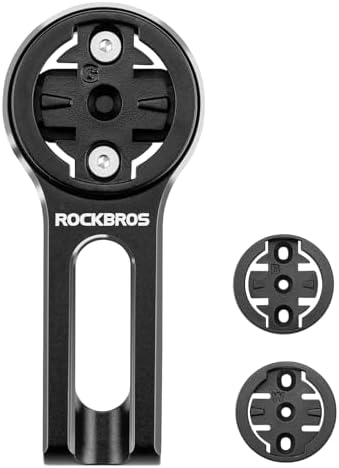 Supporto Action Camera ROCKBR – Per Garmin, Bryton, GoPro, Ciclismo, Manubrio Lega Aluminio