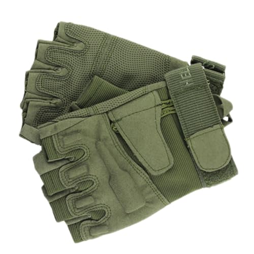 Ipetboom 1Pair Outdoor Half Finger Riding Gloves for Men Breathable Sports Fitness Gloves Slip Shock Absorbing Design Comfortable Elastic Fit Random Color XL