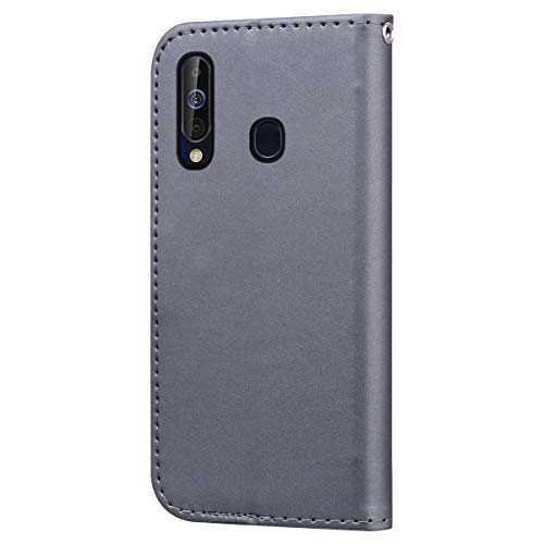 Greaked for Samsung A10/A20/A30/A50/A50/A50S/A30S Capa protetora de couro PU com compartimento para
