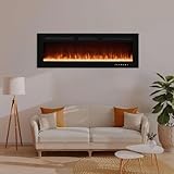 Naomi Home Alice Wall Mounted Electric Fireplace Black/40