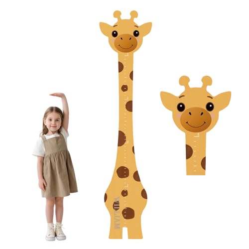 Personalized Wooden Giraffe Growth Chart Height Ruler, Height Chart for