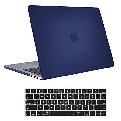 ProCase for MacBook Pro 15 2019 2018 2017 2016 A1990/A1707 with Touch Bar, Hard Shell Case and Keyboard Cover for 2016-2019 MacBook Pro 15