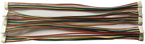 5 PCS 8 PIN JST GH Connectors on Both Sides with Electric Wire 1007 28 AWG(Total Length:200MM)
